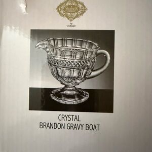 Godinger Crystal Gravy Boat